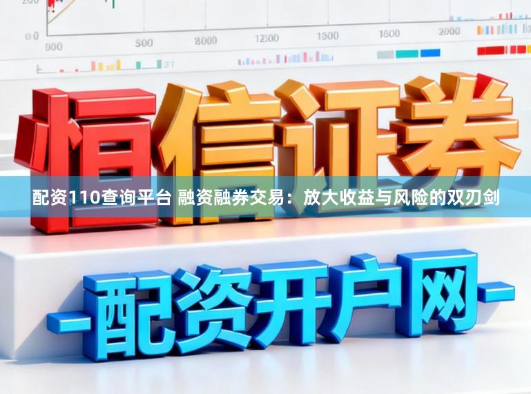 配资110查询平台 融资融券交易：放大收益与风险的双刃剑