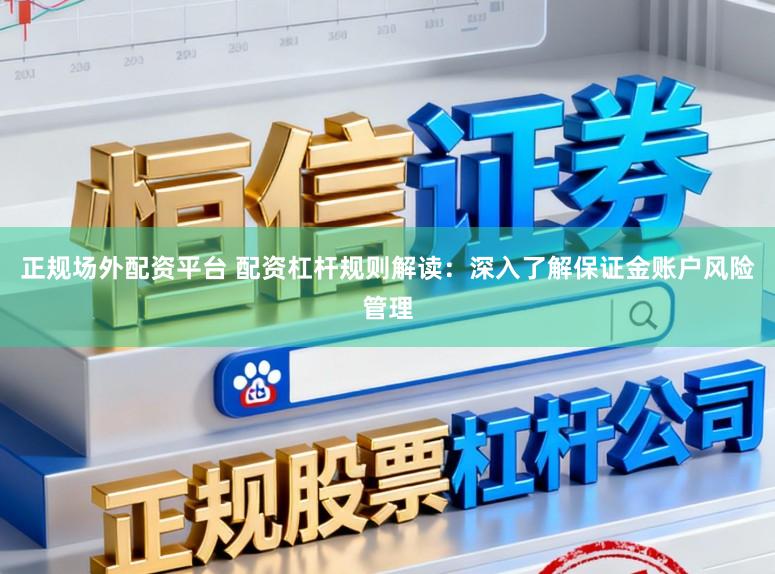 正规场外配资平台 配资杠杆规则解读：深入了解保证金账户风险管理